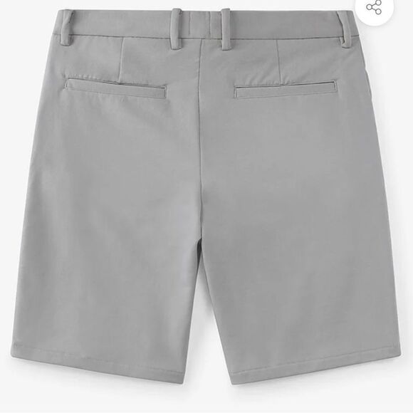 NWT SWET TAILOR Men’s 8” Gray Chino Short Regular Fit - Size 29 - Picture 11 of 11